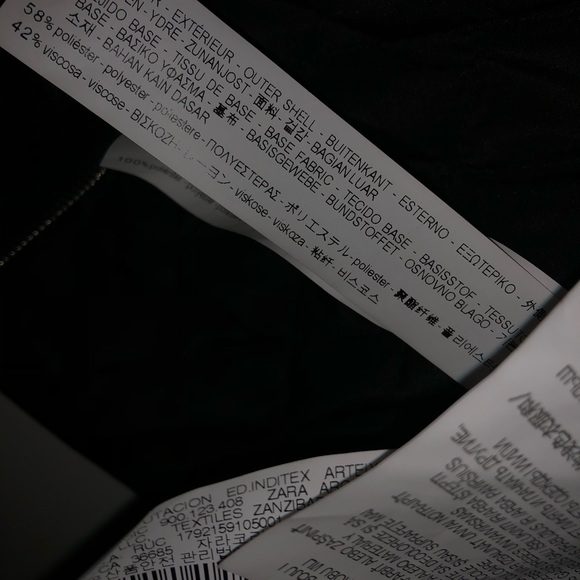 Zara TRF Leather Jacket Small - Picture 3 of 3